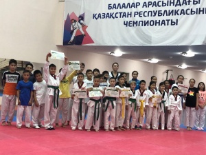 Таеквондошылардың ағымдағы айдағы жетістіктері